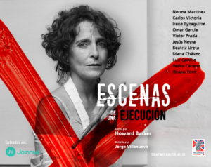 Escenas de una ejecución de Howard Barker – Poster